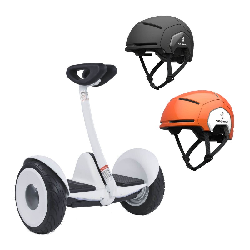 Zestaw Pojazd elektryczny Ninebot S + Kask dziecięcy Segway + Kask dla dorosłych Segway (L/XL) Zestaw Pojazd elektryczny Ninebot S + Kask dziecięcy Segway + Kask dla dorosłych Segway (L/XL)
