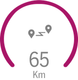 Hulajnoga elektryczna Ninebot by Segway Kickscooter MAX G30 Maksymalny zasięg hulajnogi KickScooter Max G30 to aż 65km